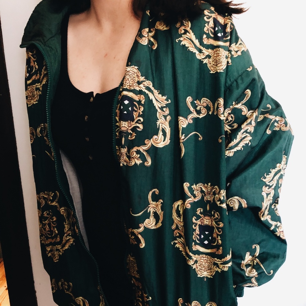 1990's Slade Womens Hip Hop Windbreaker Jacket